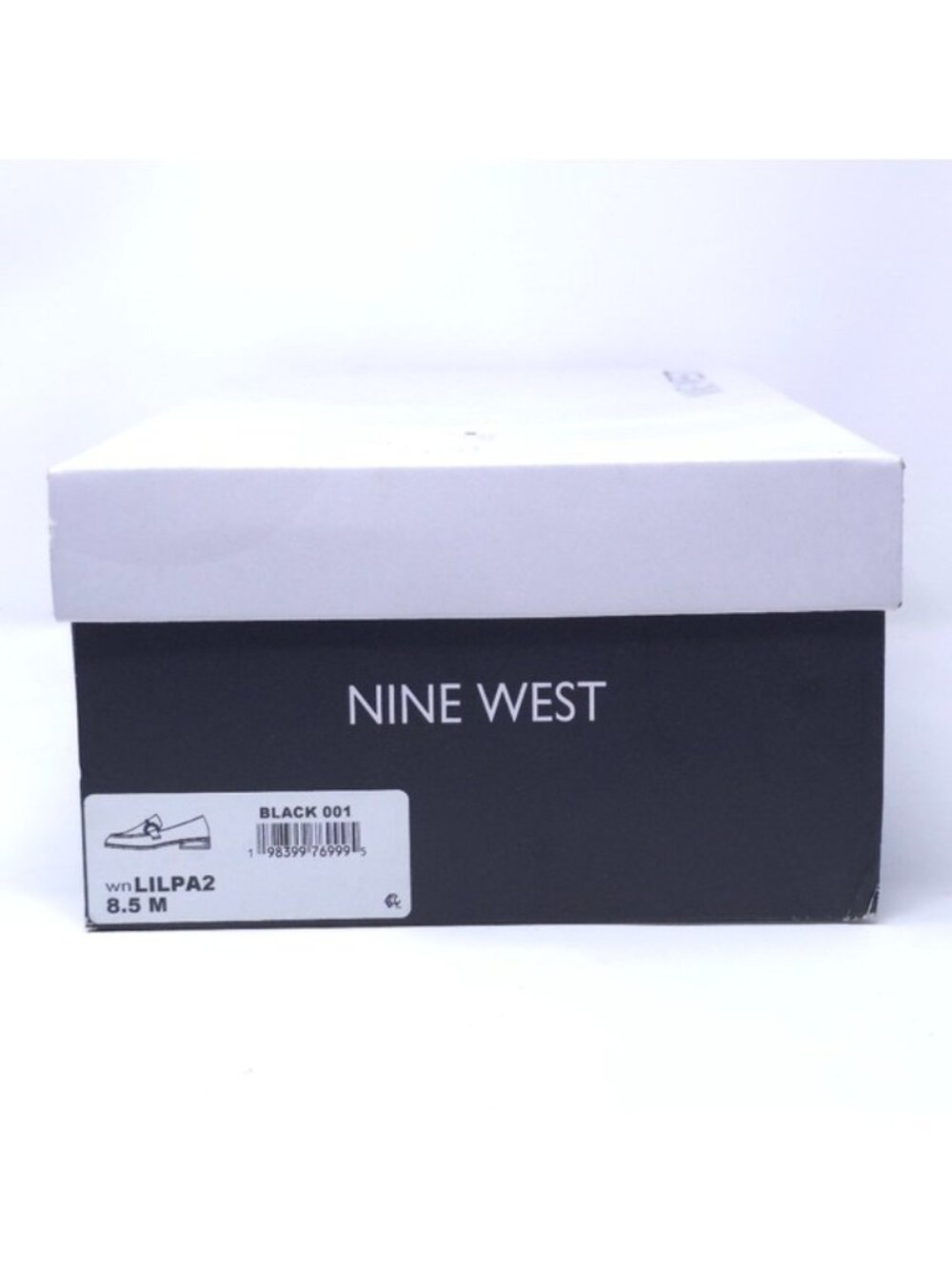 Nine West-Almond Toe Slip-On Dress Loafers Black 8.5M - Picture 10 of 10